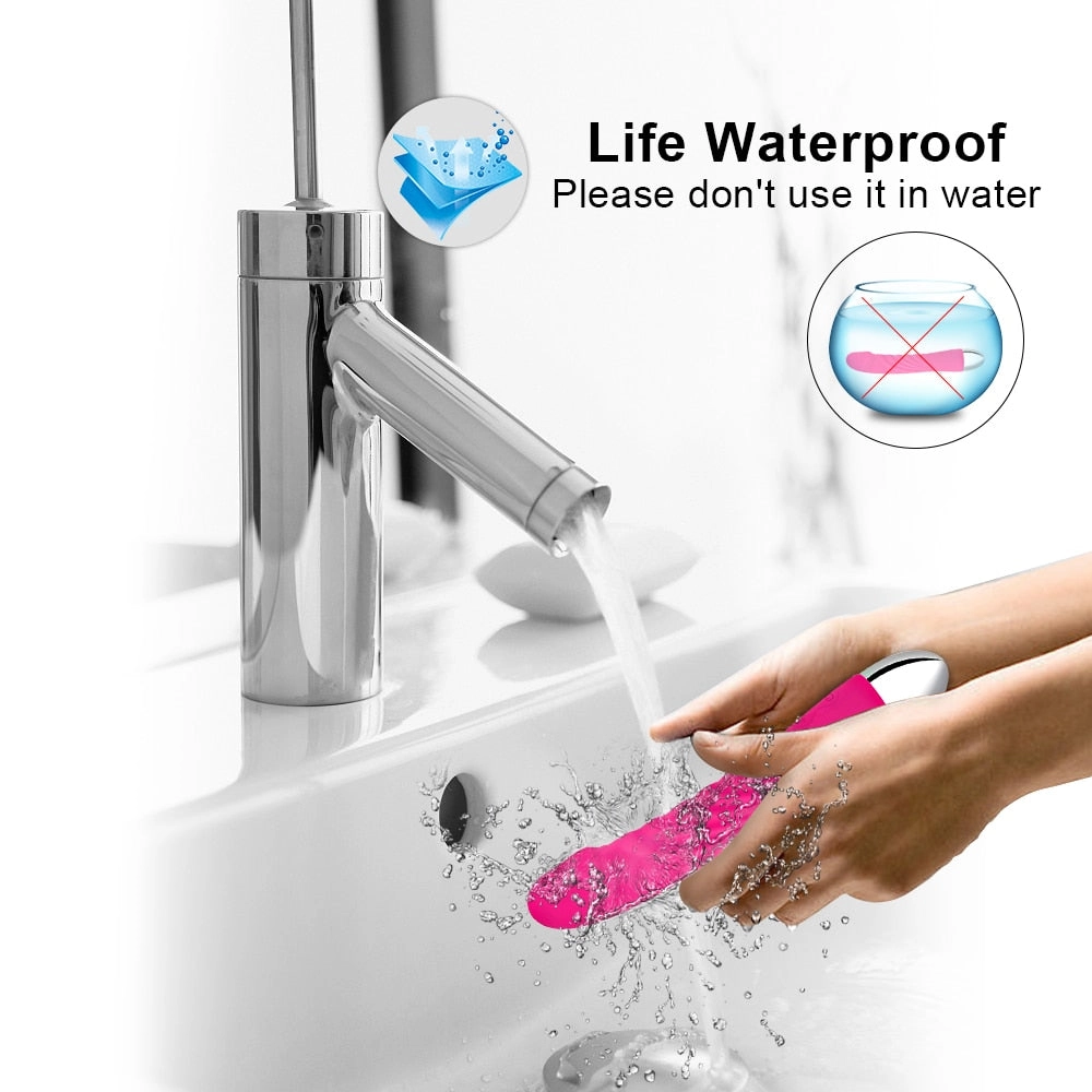 10 Modes Real Dildo Vibrator for Women Soft Female Vagina Clitoris Stimulator Massager Masturbator Sex Toys