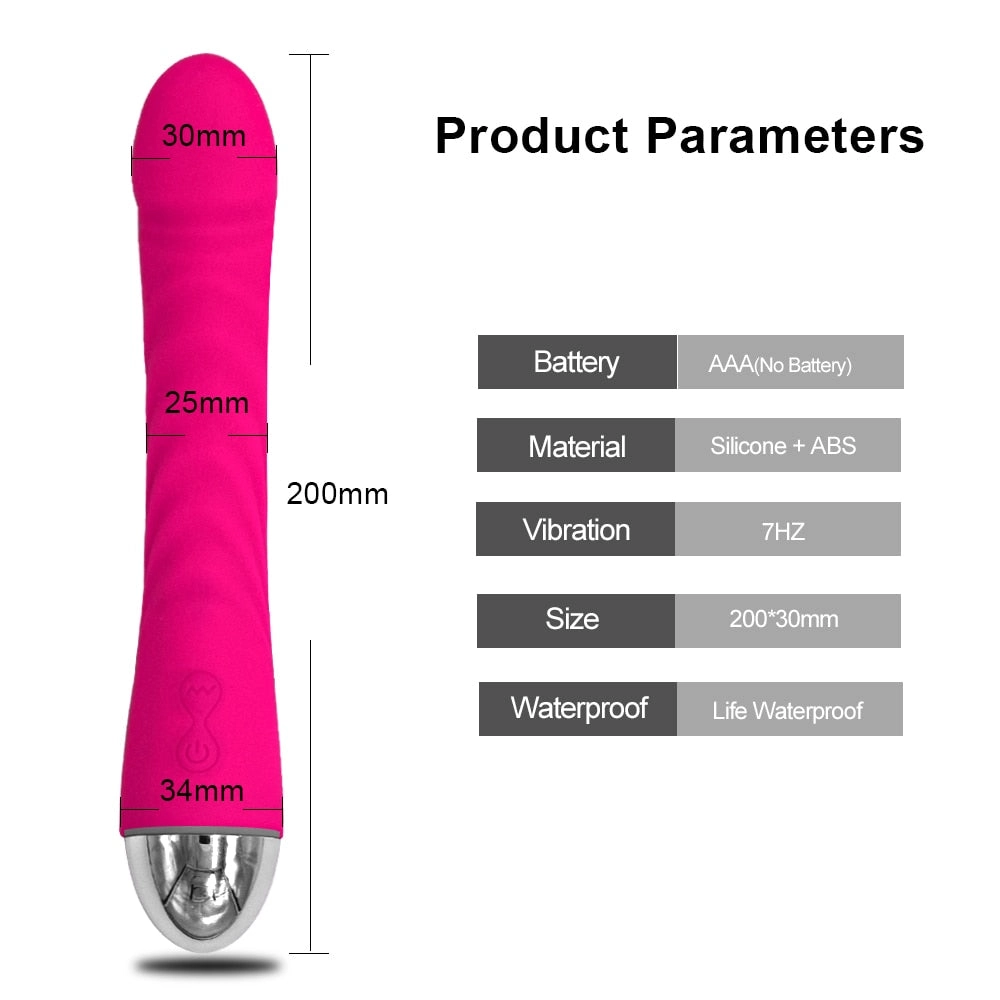 10 Modes Real Dildo Vibrator for Women Soft Female Vagina Clitoris Stimulator Massager Masturbator Sex Toys