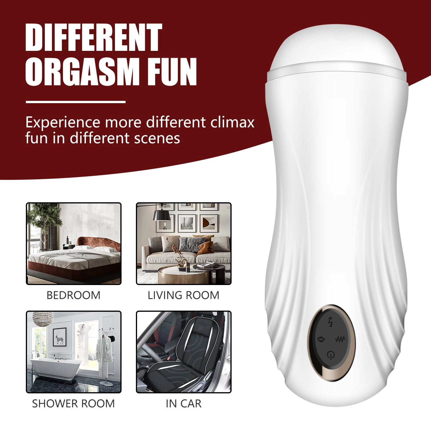 10 Vibrating Masturbation Cup