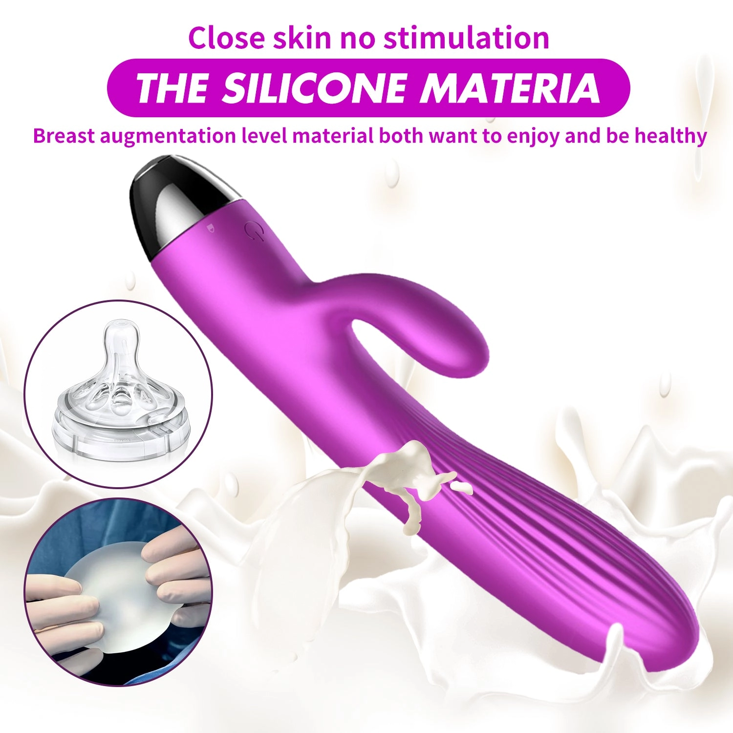 2 In 1 Dildos Vibrator