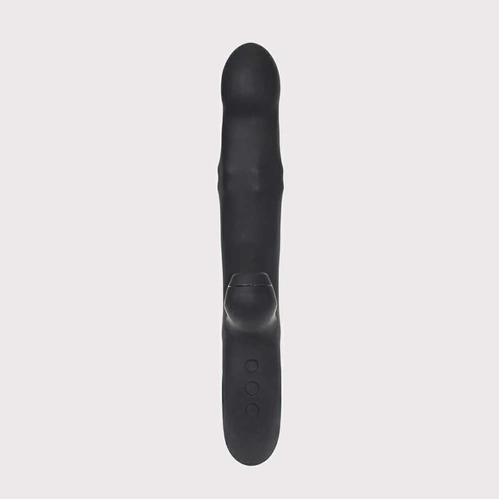 3-in-1 Wiggling, Sucking Rabbit Vibrator with Rolling Beads