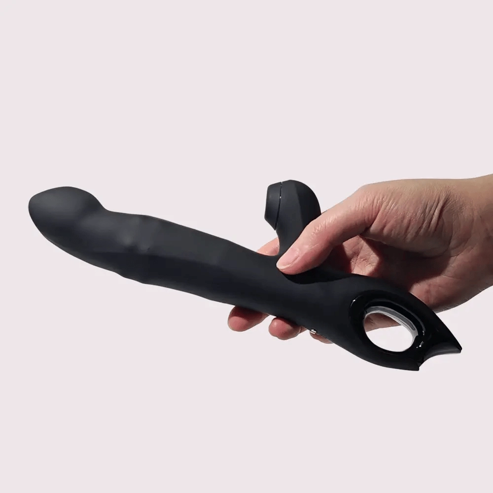 3-in-1 Wiggling, Sucking Rabbit Vibrator with Rolling Beads
