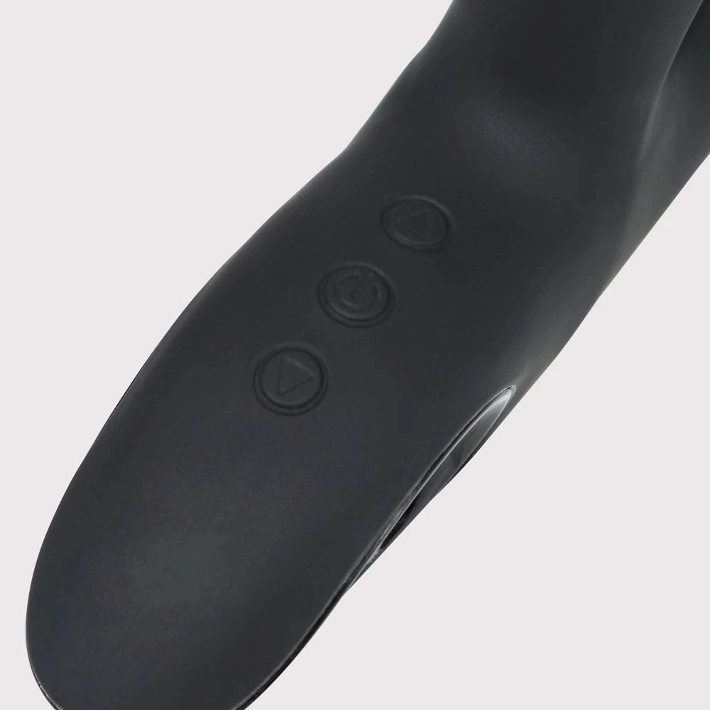 3-in-1 Wiggling, Sucking Rabbit Vibrator with Rolling Beads