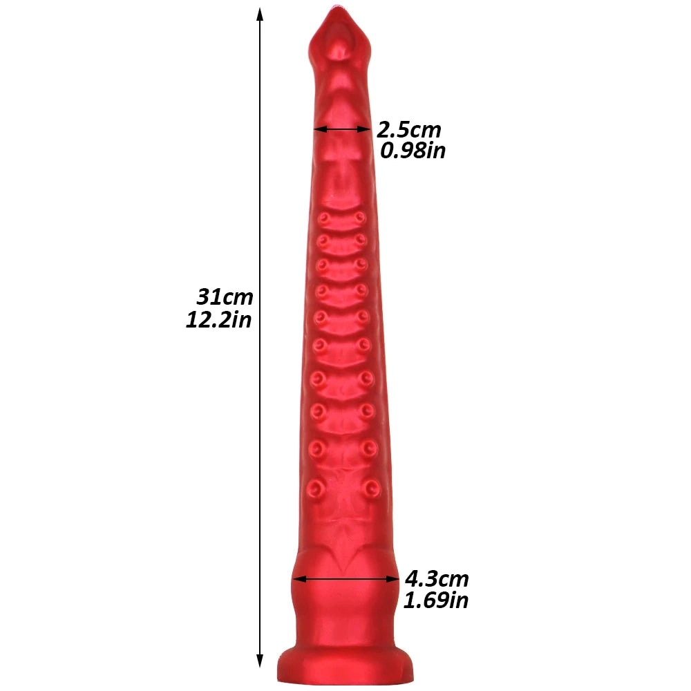 31cm Huge Butt Plug Long Anal Plug with Suction Cup