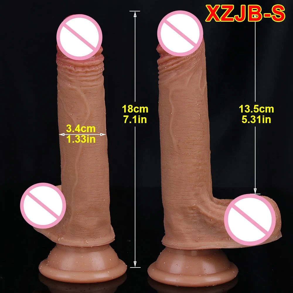 7 - 12 inch Dildo for Women with Suction Cup