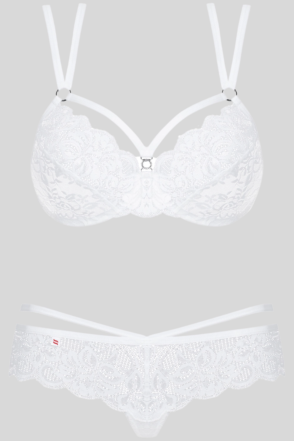 860 Underwired Bra & Thong White
