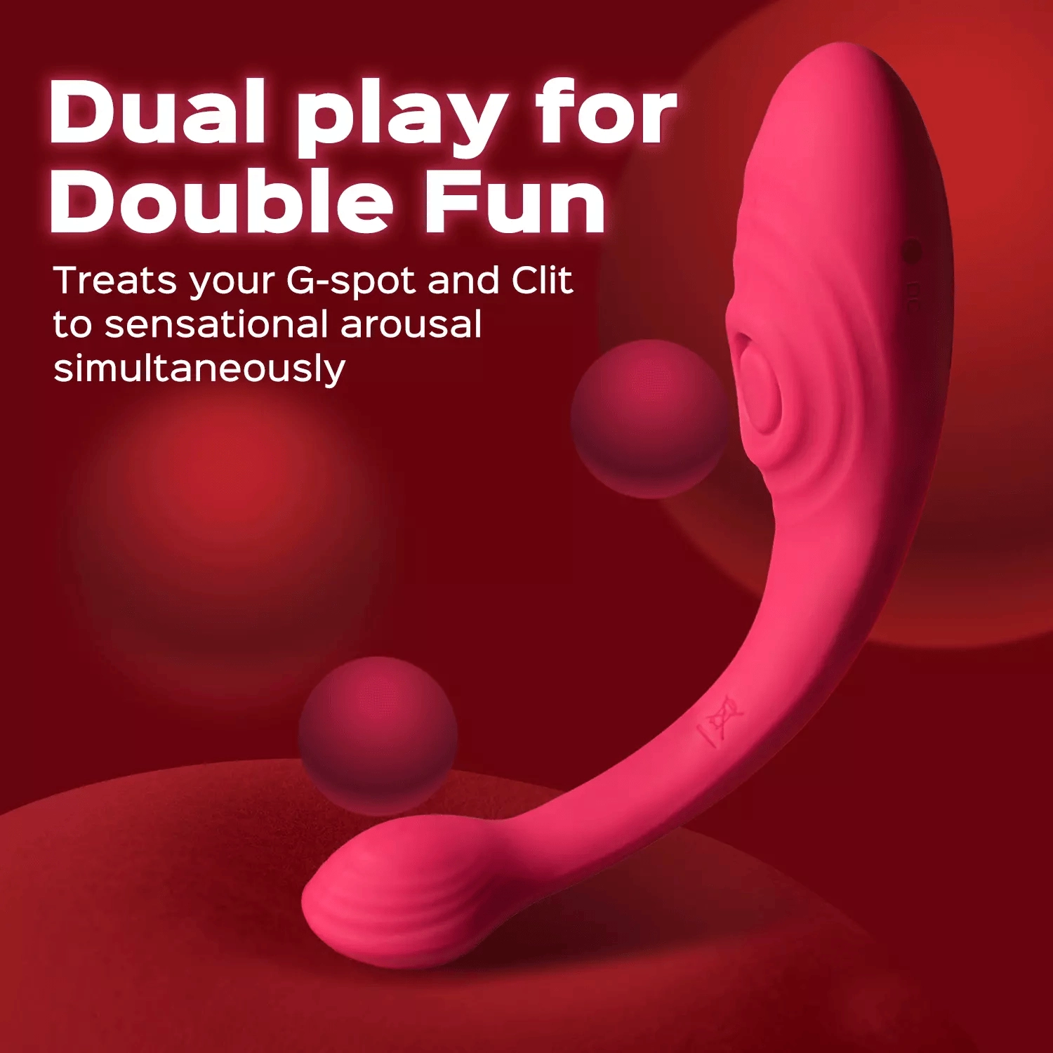 Adva - Clit and G spot Stimulator Couple Sex Toy