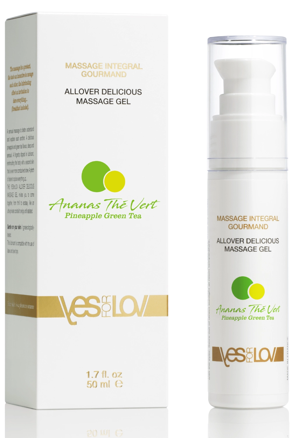 Allover Delicious Gel Pineapple Green Tea 50ml