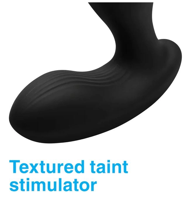 Alpha-Pro 7X P-Gyro Silicone Prostate Stimulator With Gyrating Shaft