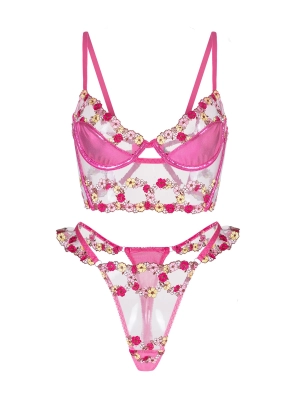Amelia Petal Lingerie Set