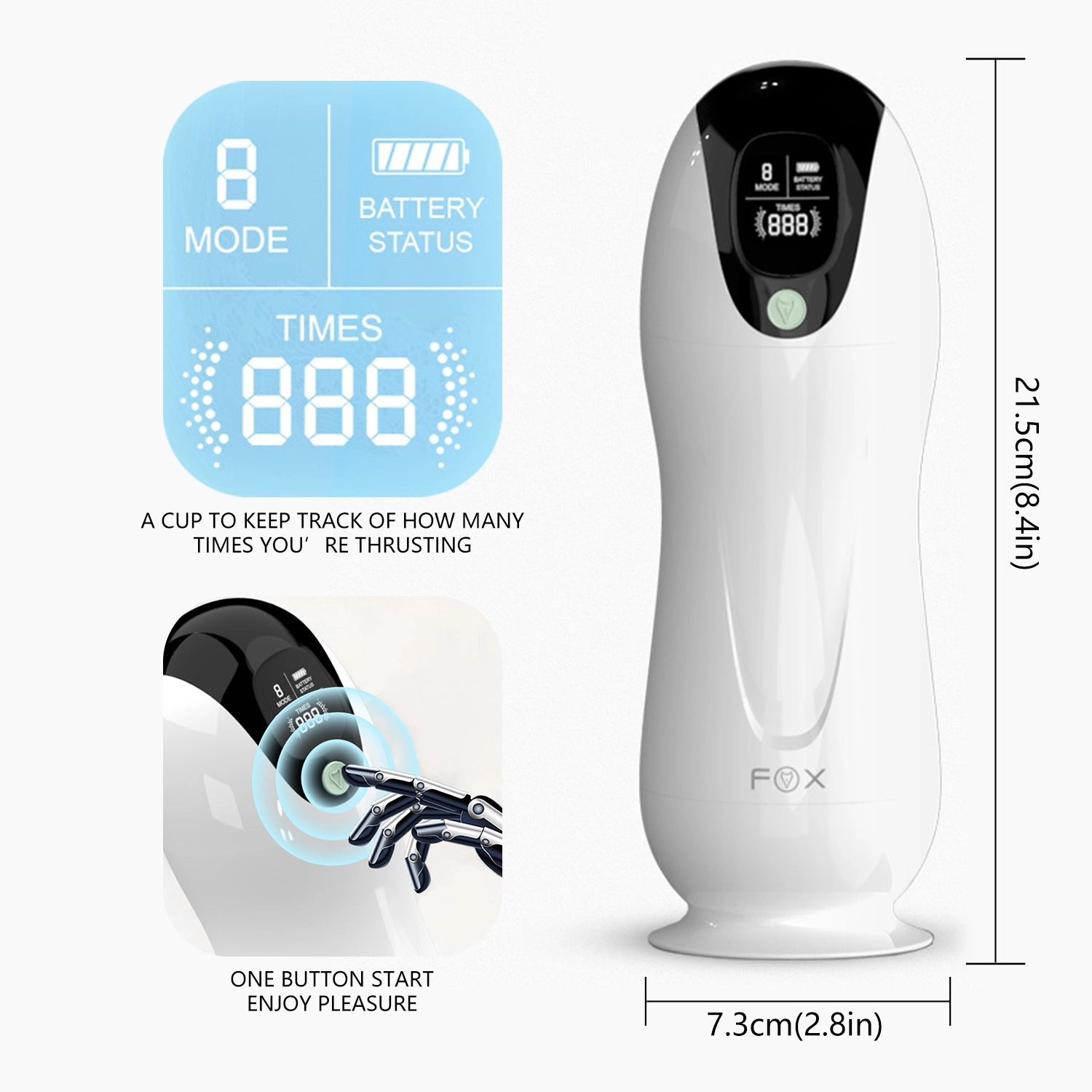 Automatic Telescopic Rotation Male Masturbator
