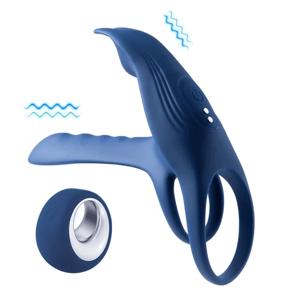Black Fox - Vibrating Girth Enhancer Penis Sleeves 