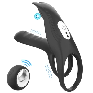 Black Fox - Vibrating Girth Enhancer Penis Sleeves 