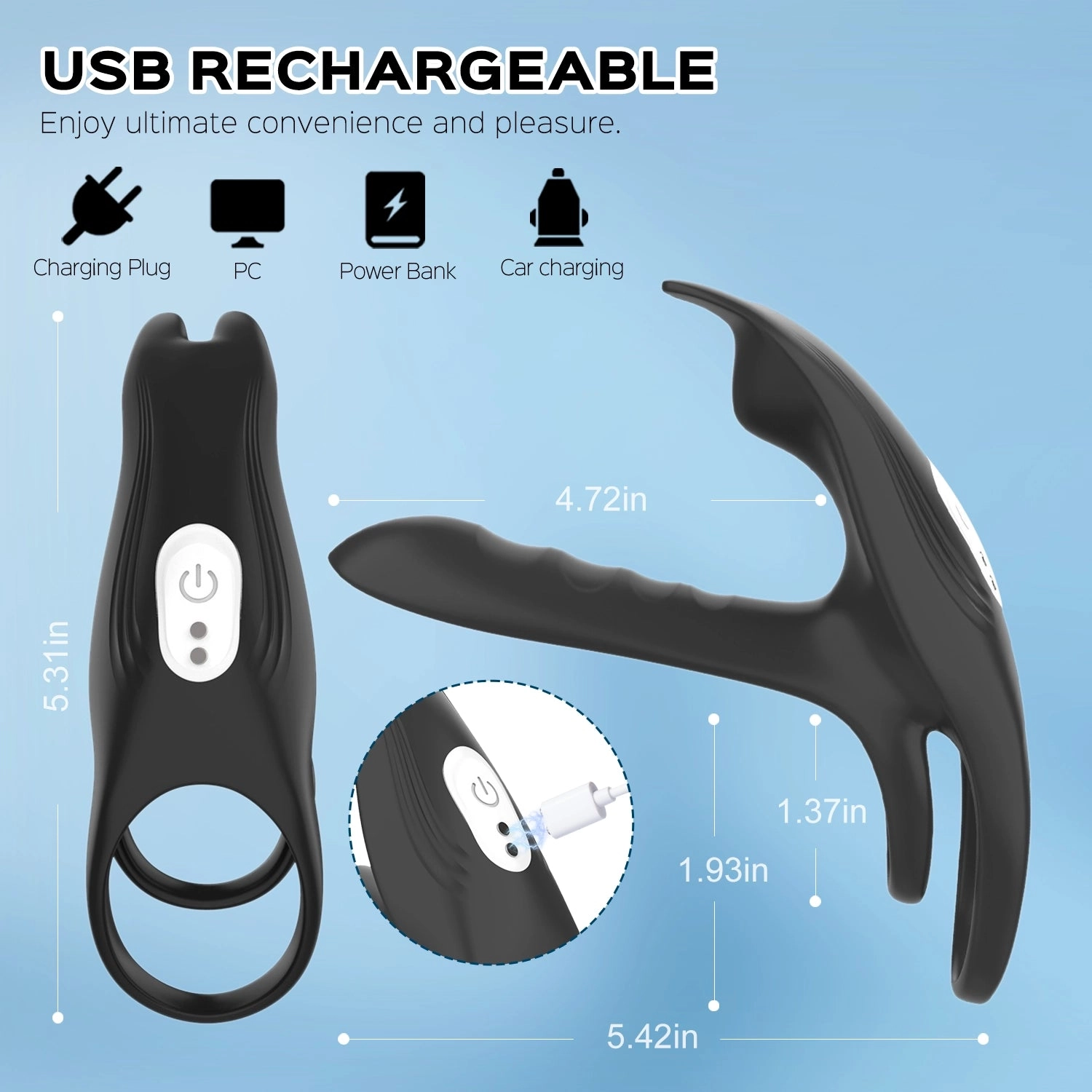 Black Fox - Vibrating Girth Enhancer Penis Sleeves 