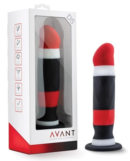 Blush Avant D5 Silicone Dildo Strap-on Compatible - Sin City 6.5 Inch