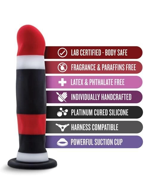 Blush Avant D5 Silicone Dildo Strap-on Compatible - Sin City 6.5 Inch