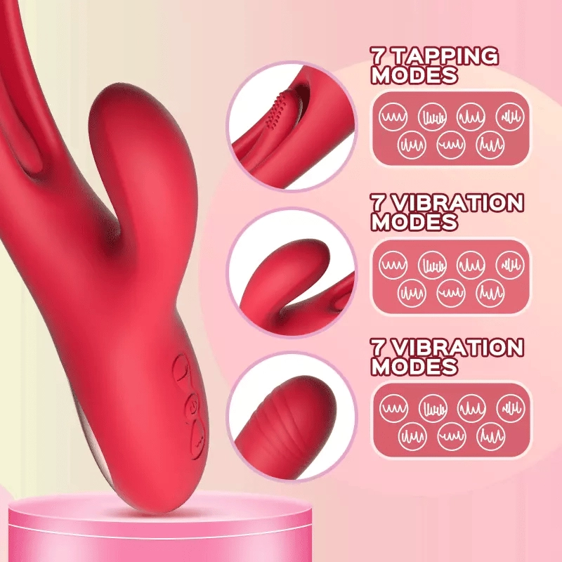 Bora - Rabbit Tapping G-spot Vibrator 