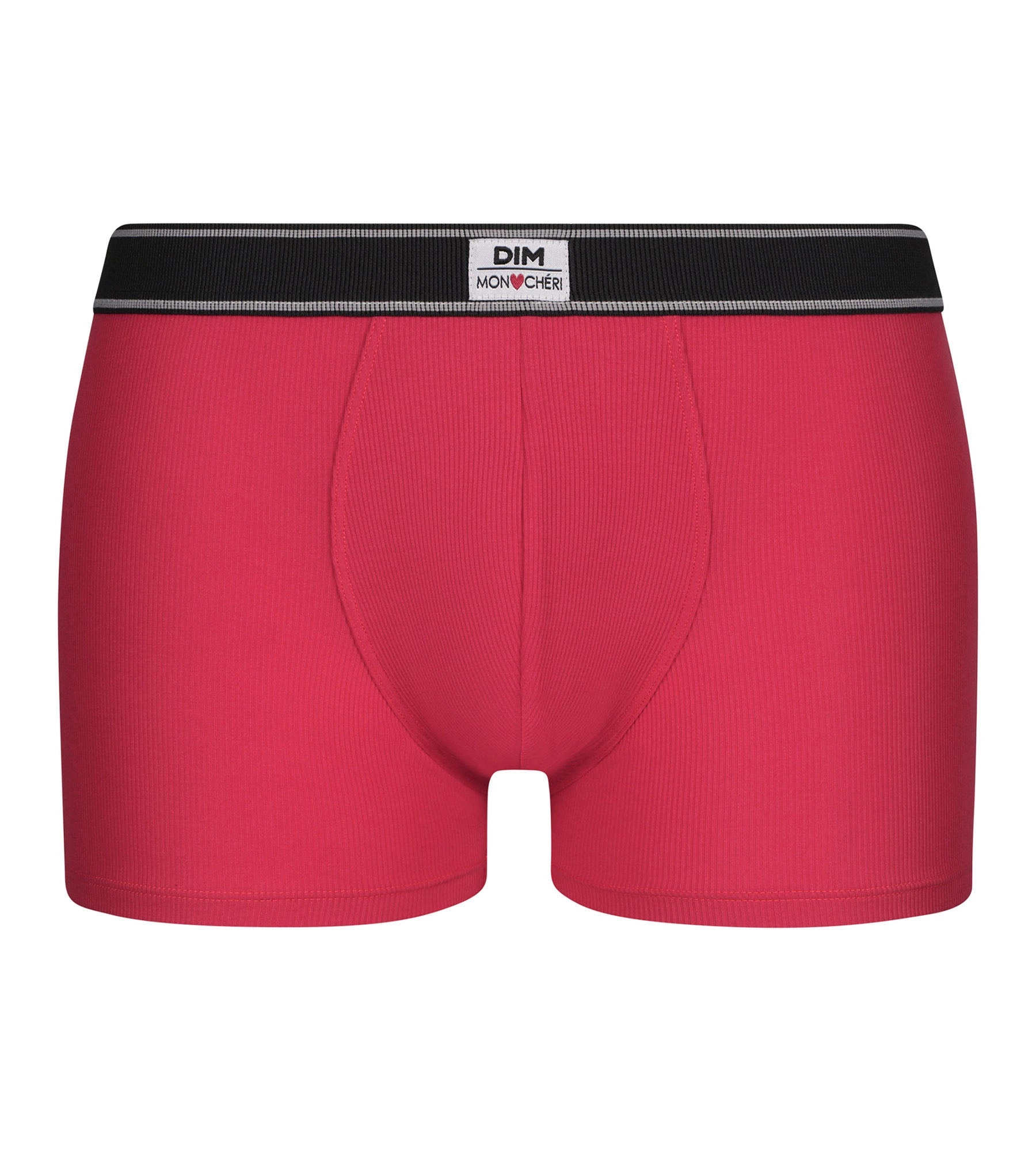 Boxer homme en coton modal côtelé Rouge Addict Dim Elegant
