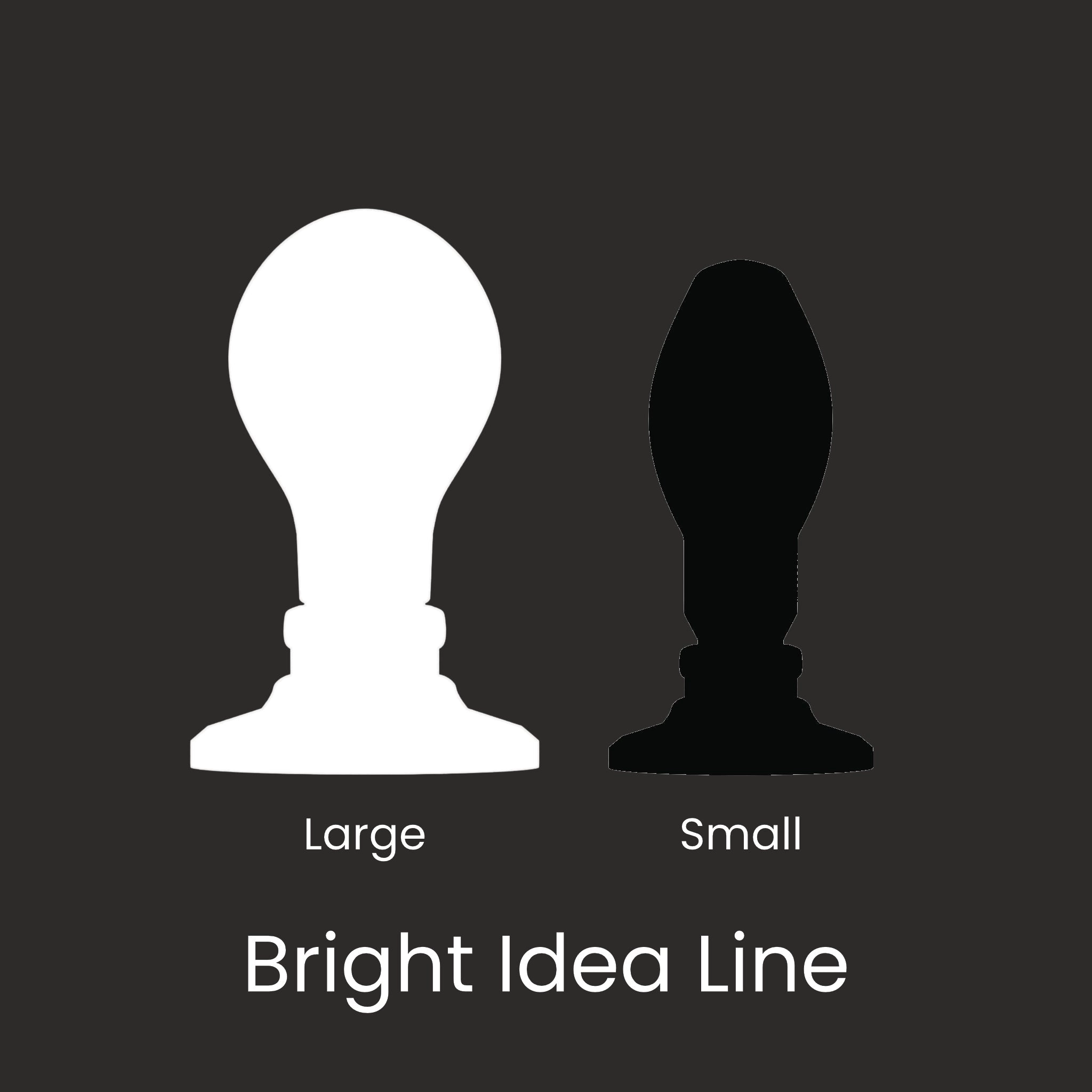 Bright Idea Large Plug - Glow In the Dark Yellow - Extra Soft - Ready to Ship