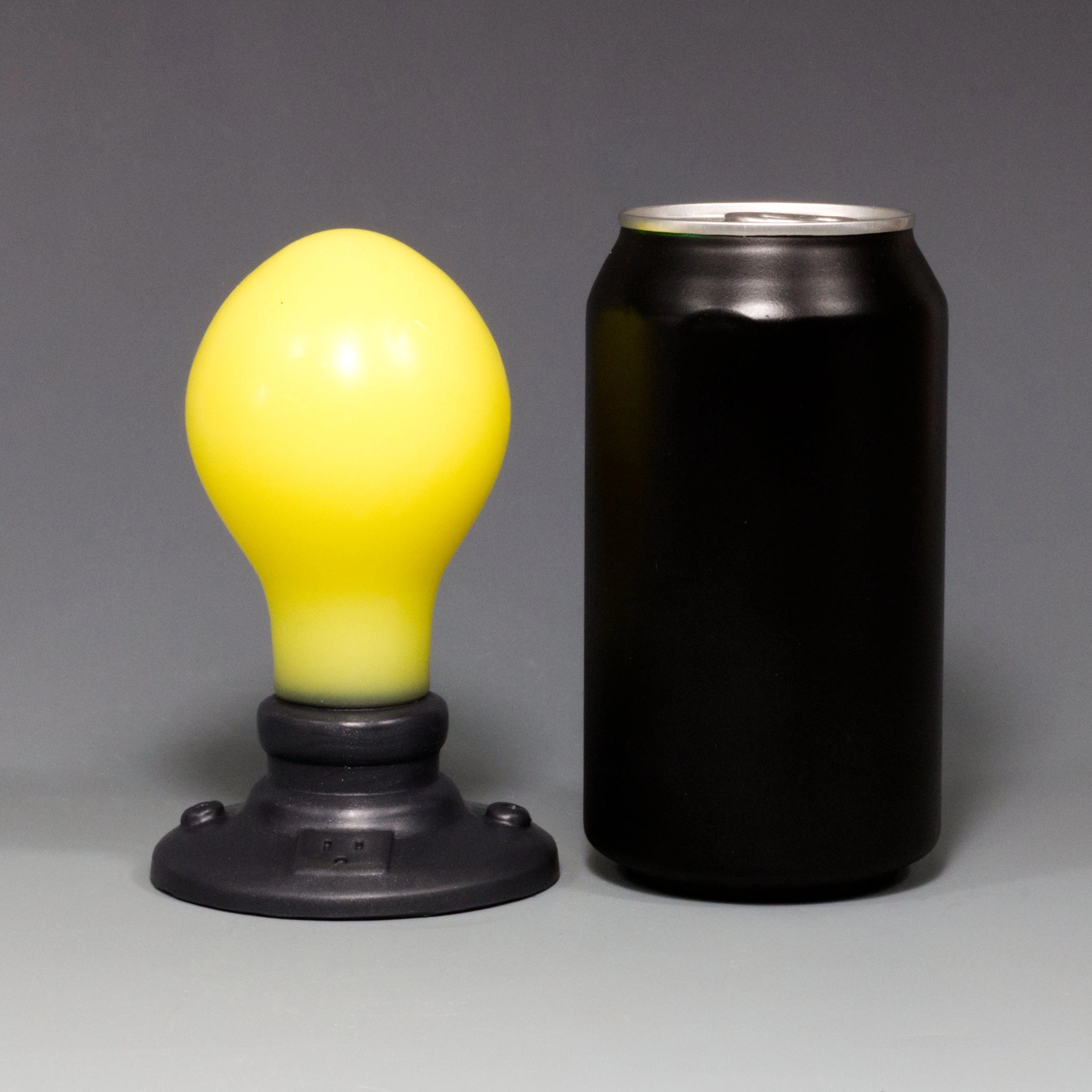 Bright Idea Large Plug - Glow In the Dark Yellow - Extra Soft - Ready to Ship