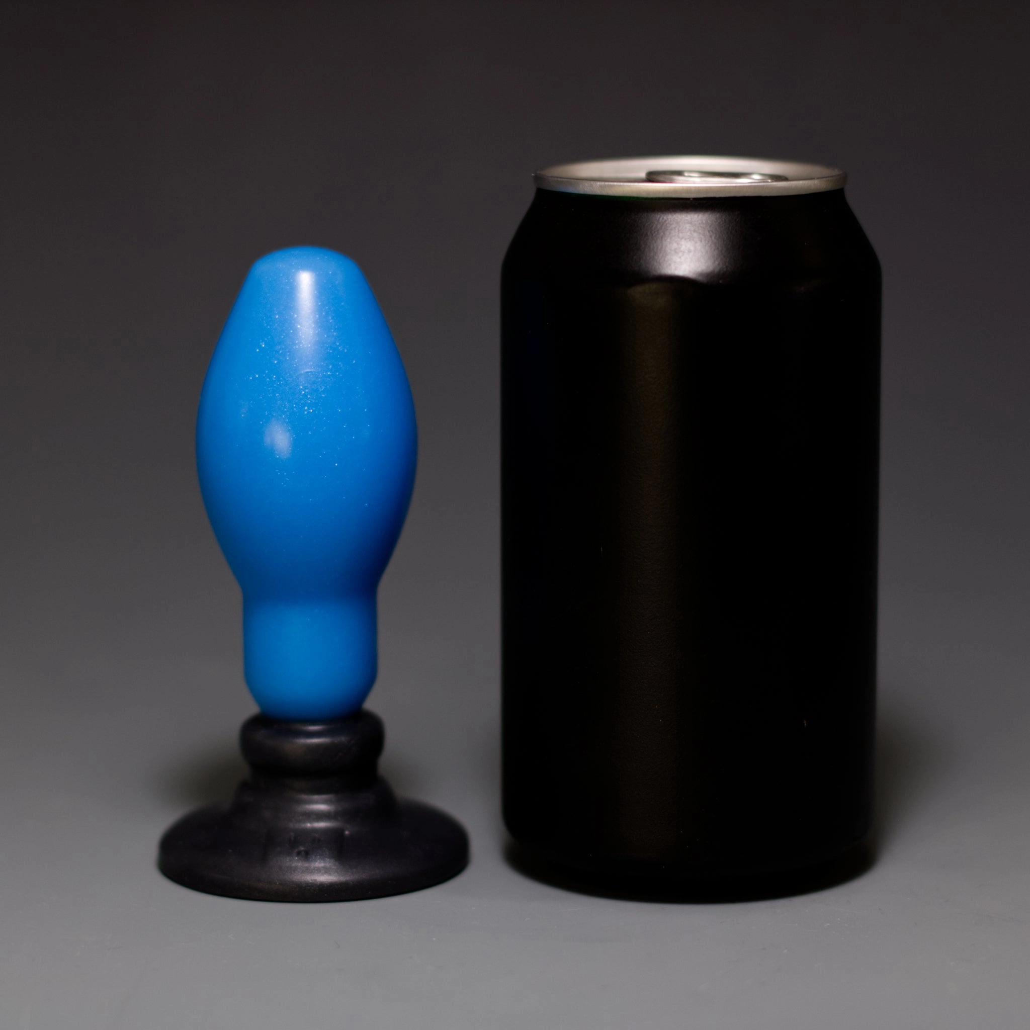 Bright Idea Small Plug - Glow In the Dark Blue - Soft - Ready to Ship