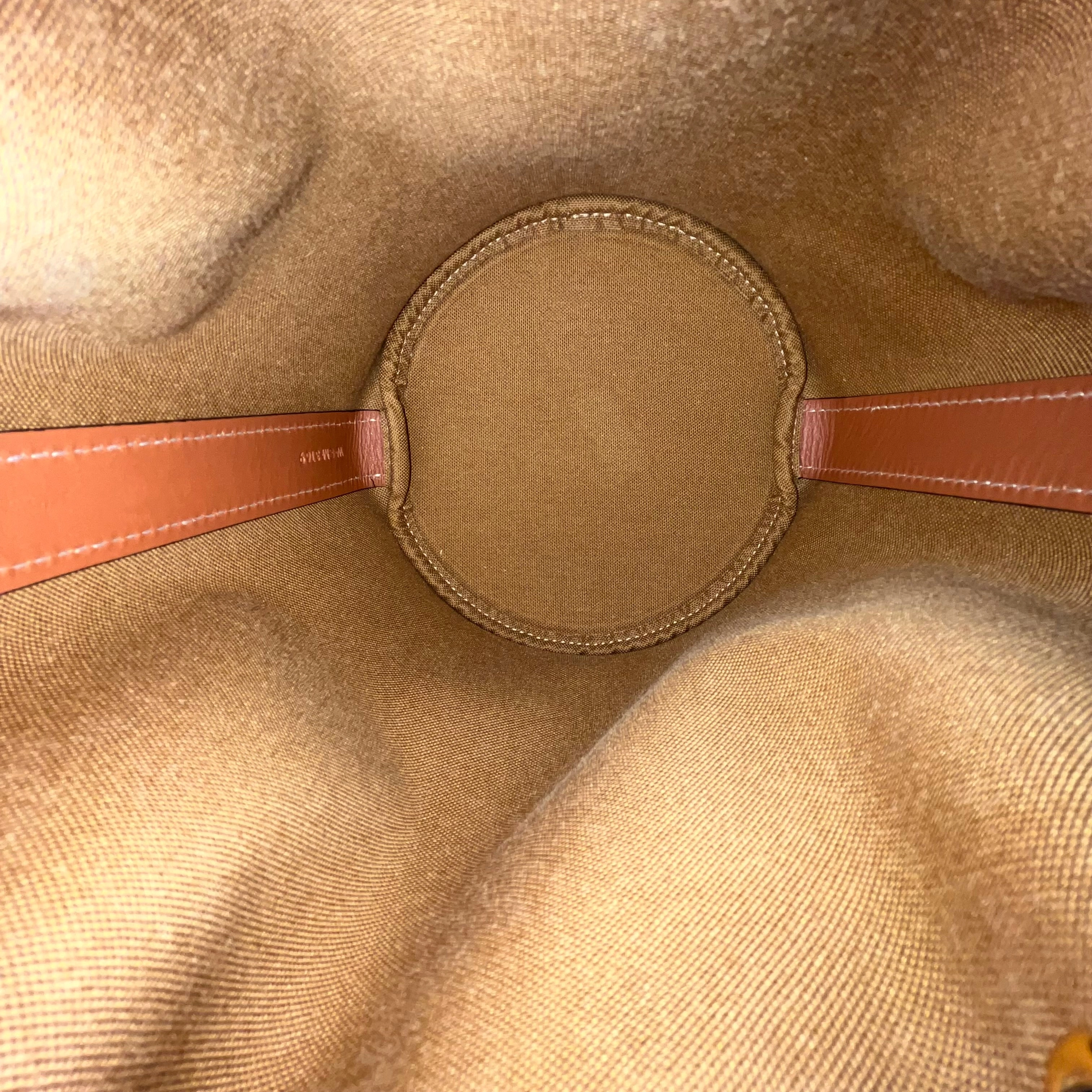 CELINE Triomphe Drawstring Small Bucket Bag