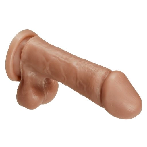 Cloud 9 Working Man 6 inches Medium Skin Tone Tan Dildo with Balls Your Doctor.