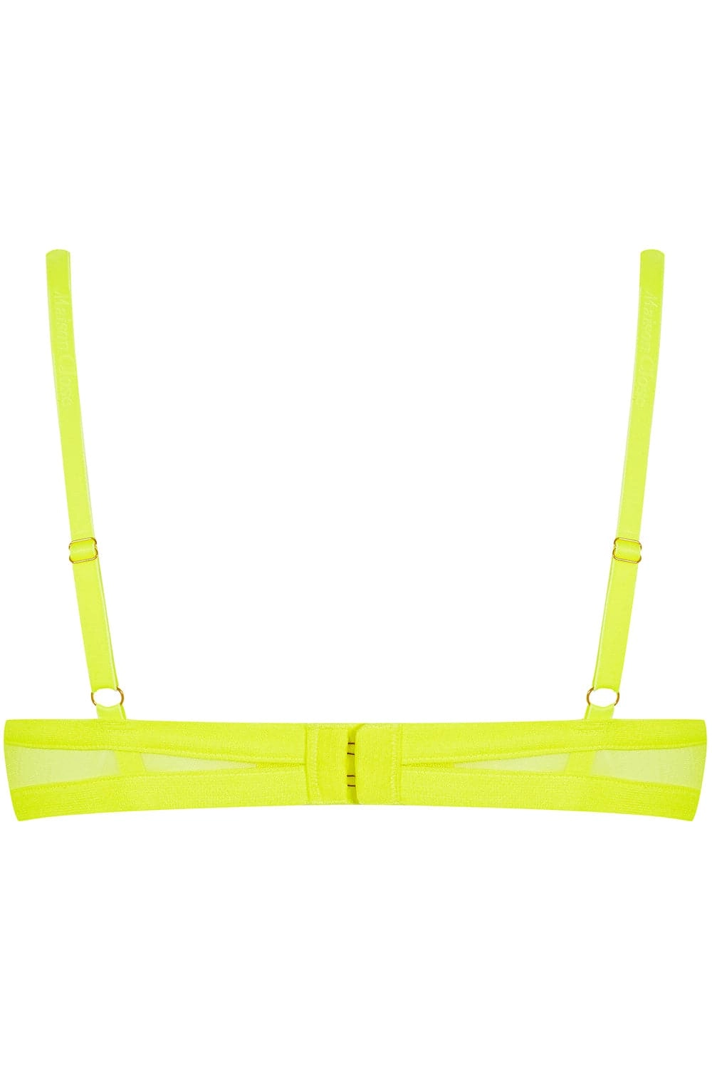 Corps à Corps Open Underwired Bra Neon Yellow