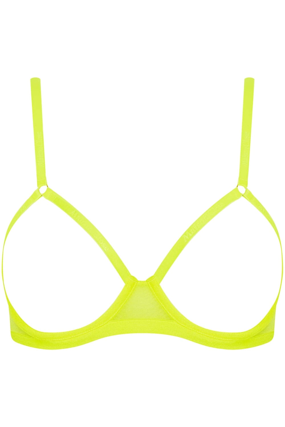 Corps à Corps Open Underwired Bra Neon Yellow