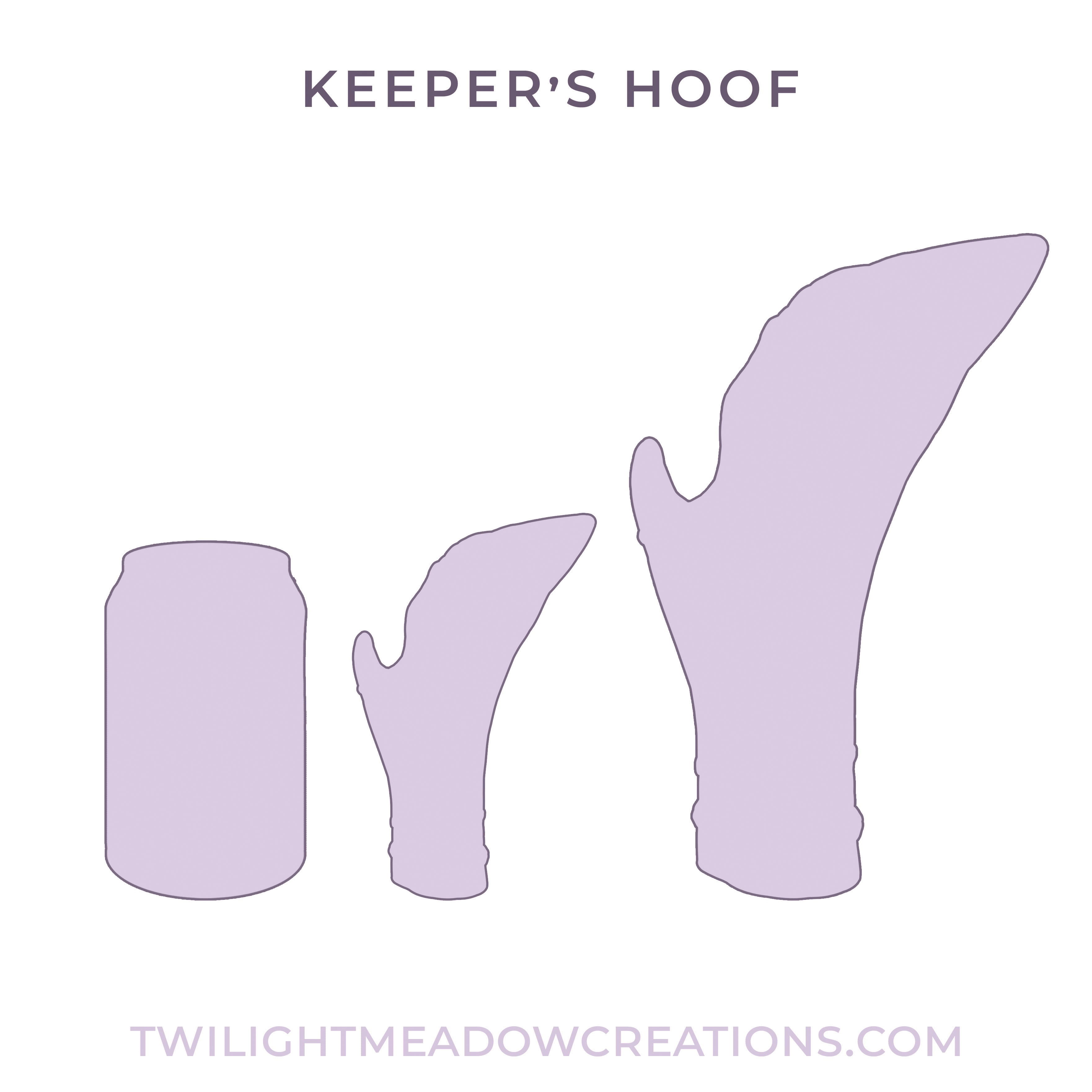 Crystalline Small Keeper's Hoof FLOP (Firmness: Soft*)