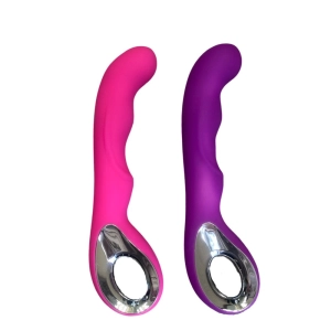 Curved Vibrating G-Spot Massager Dildo