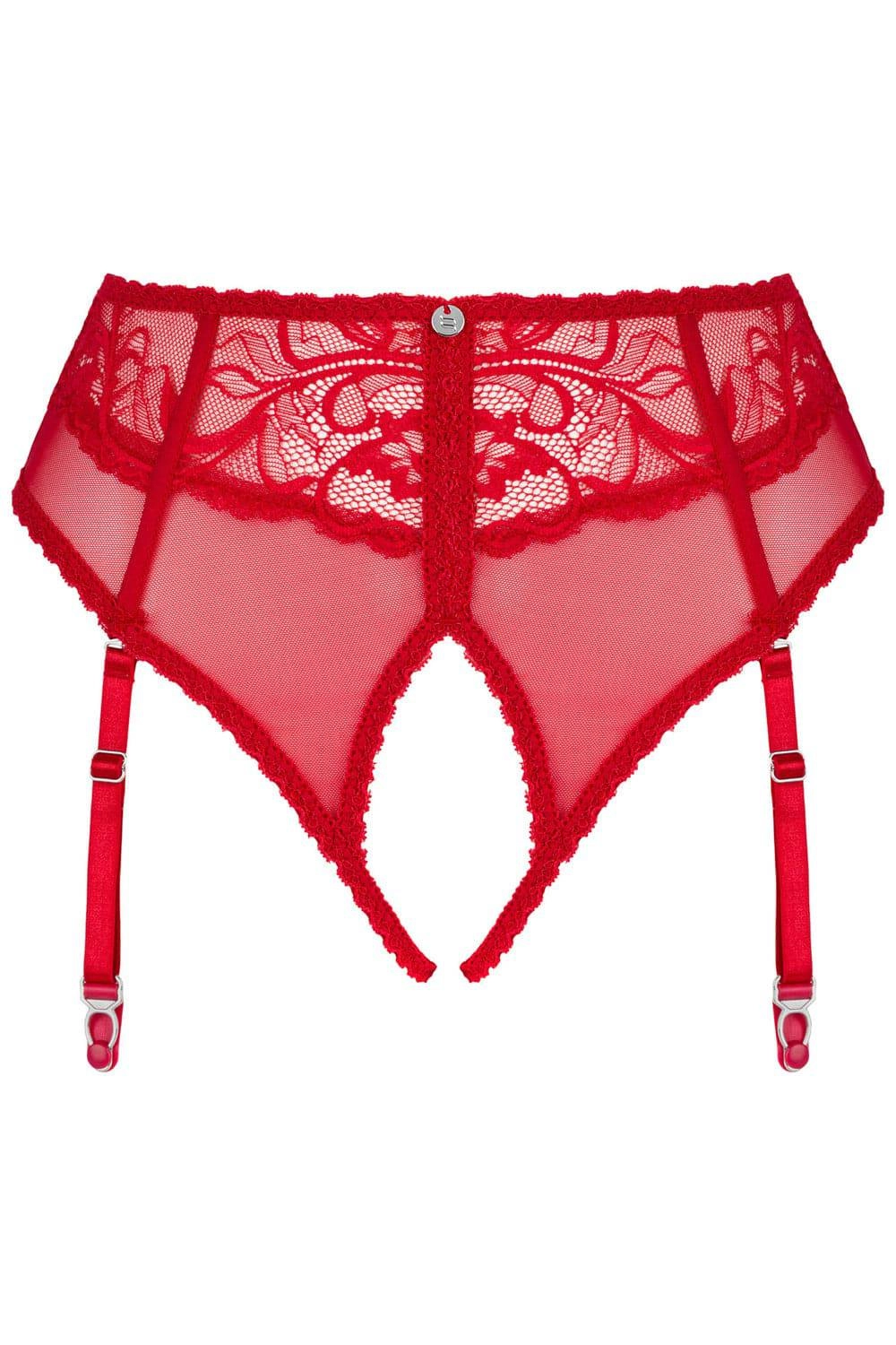 Dagmarie Crotchless Suspender Brief, Size XS-S (UK 6-8)