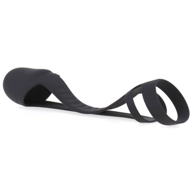 Delay Sleeve & Cock Ring Silicone Penis Extension