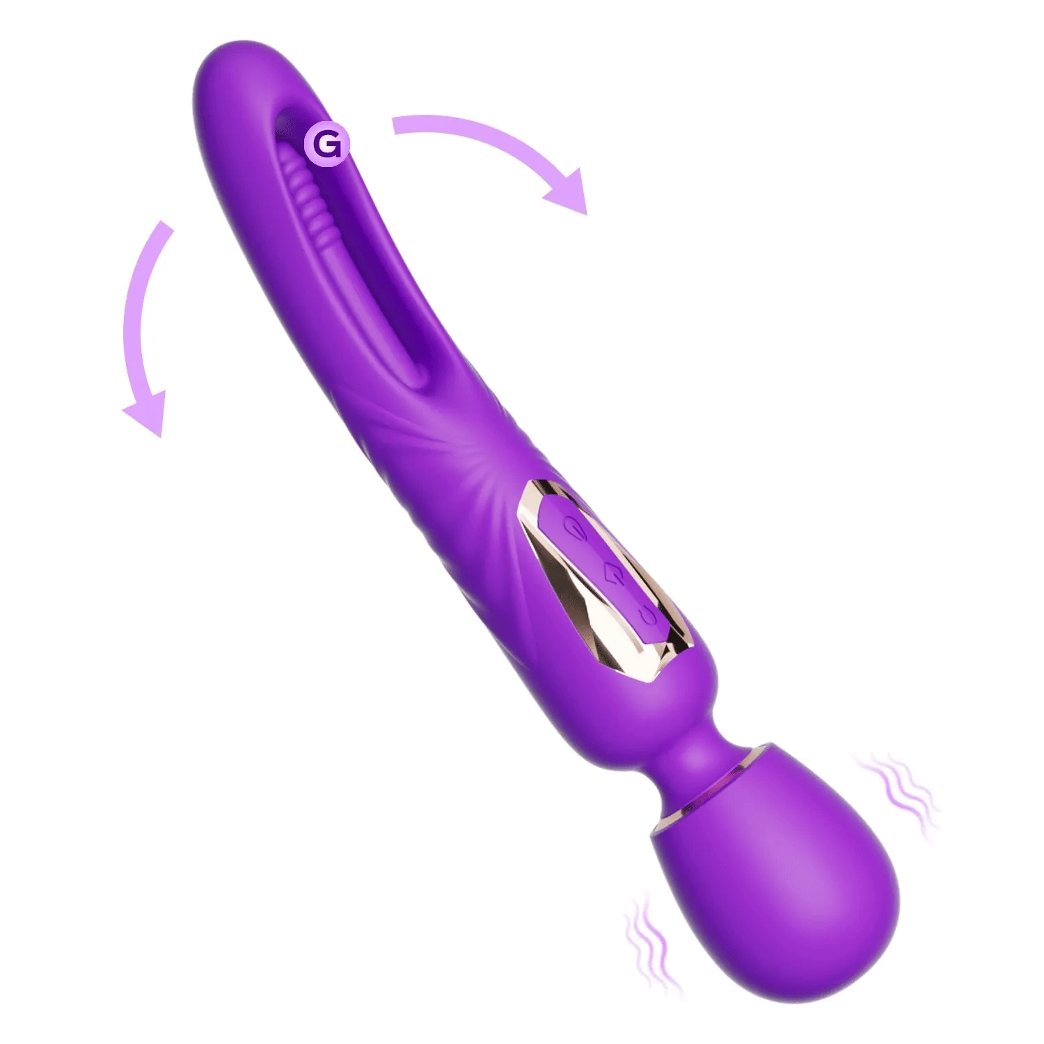 Di-Orgasm - Vibrating Massage Wand & G-spot Tapping Stimulator