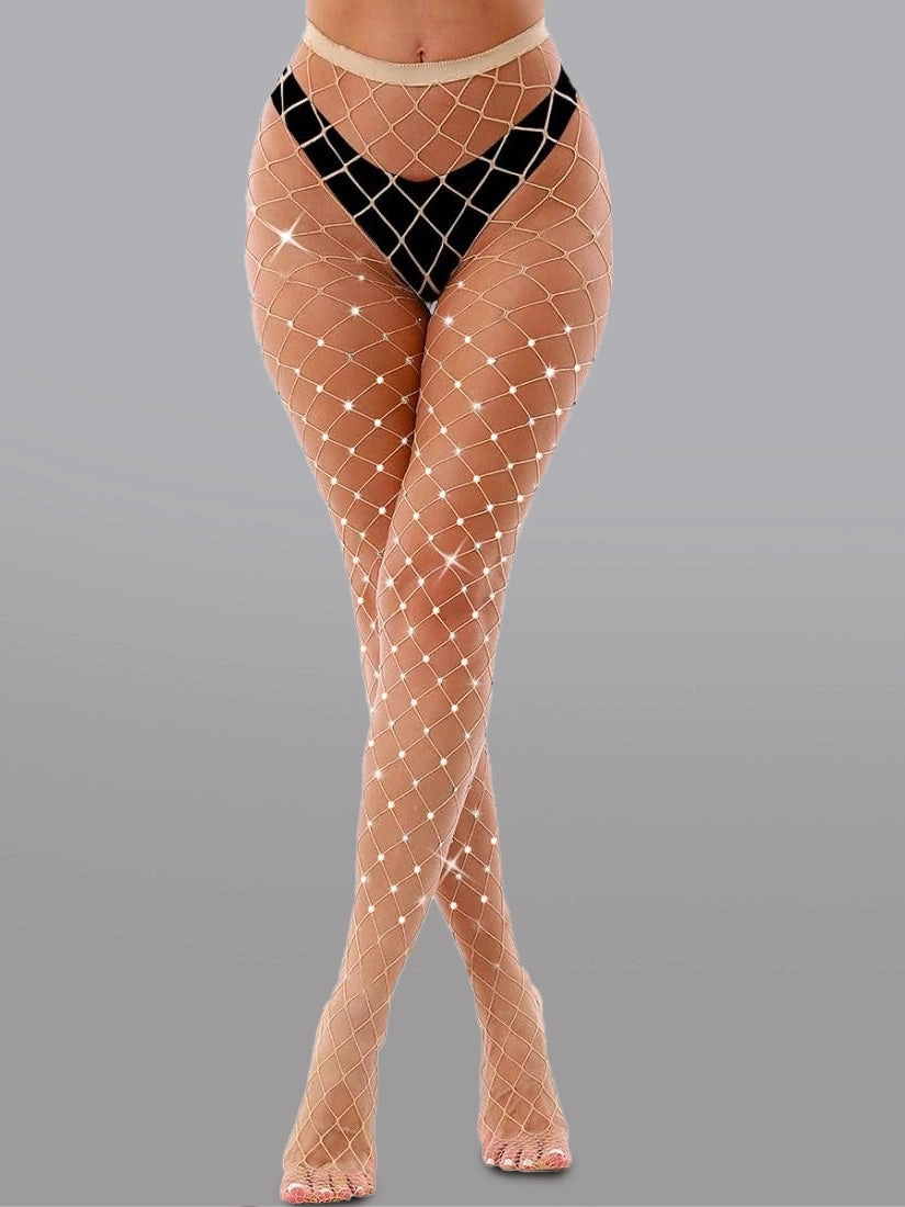 Diamond Fishnet Tights