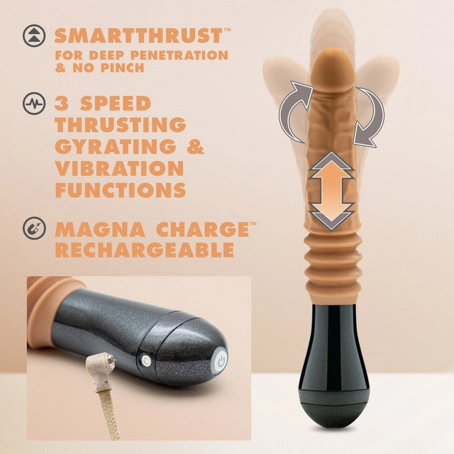 Dr. Skin Silicone - Dr. Arthur - Thrusting Gyrating Vibrating Dildo
