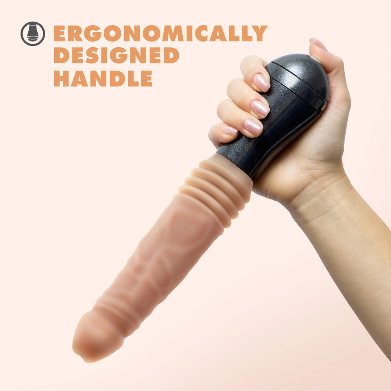 Dr. Skin Silicone - Dr. Knight - Thrusting Gyrating Vibrating Dildo