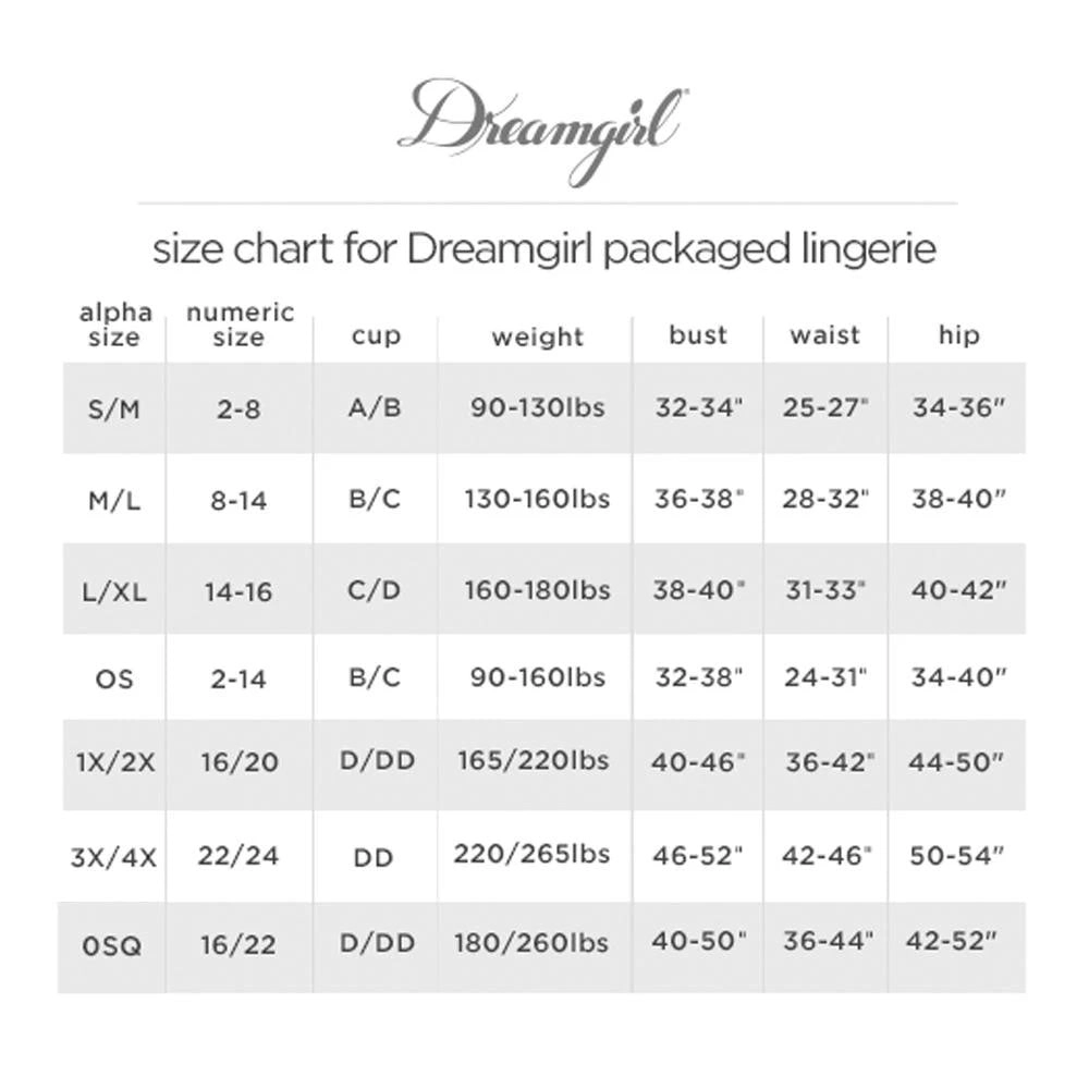 Dreamgirl Lingerie Metallic Corded Lace 3 Piece Set Evergreen 12707X