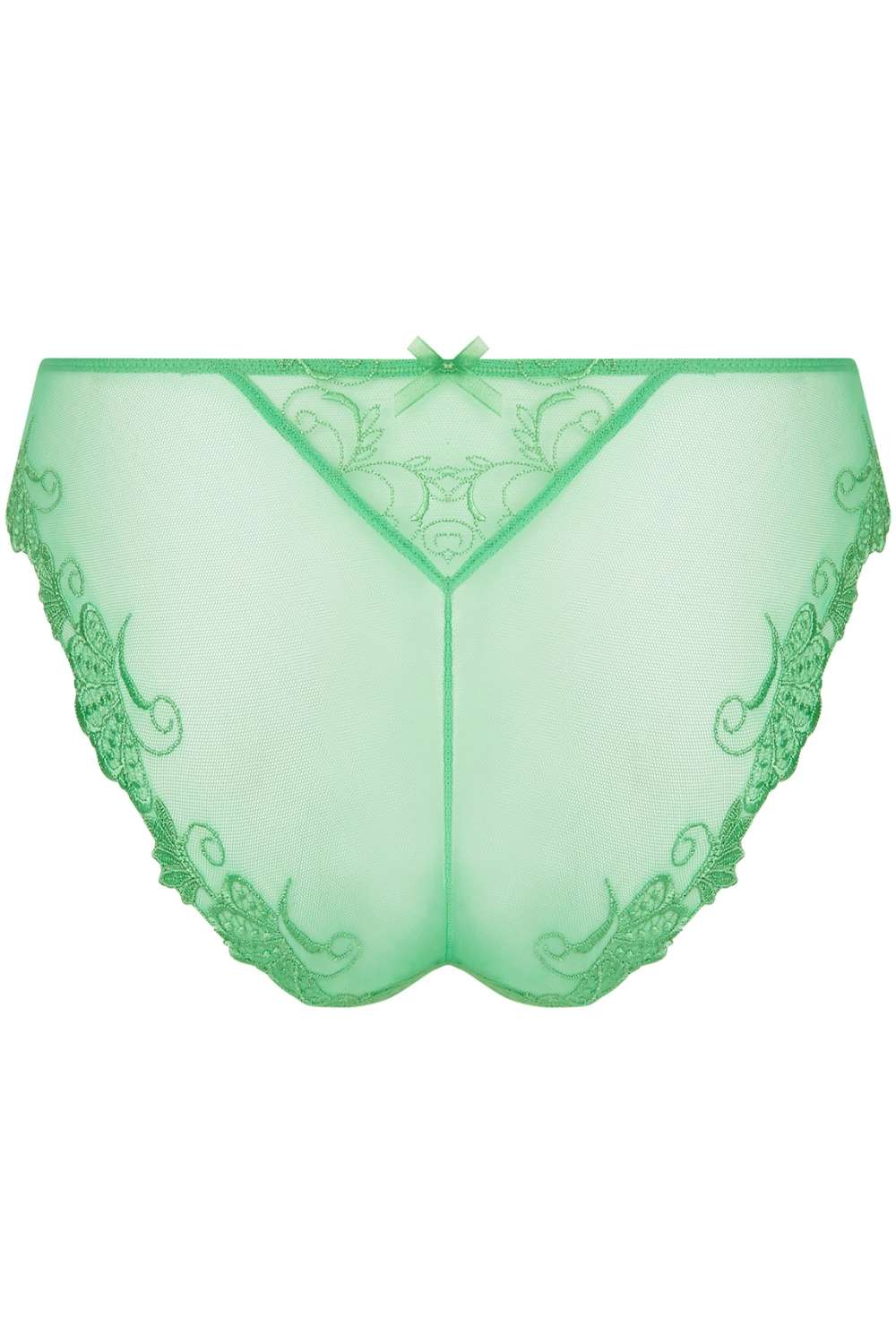 Dressing Floral Italian Brief - Green