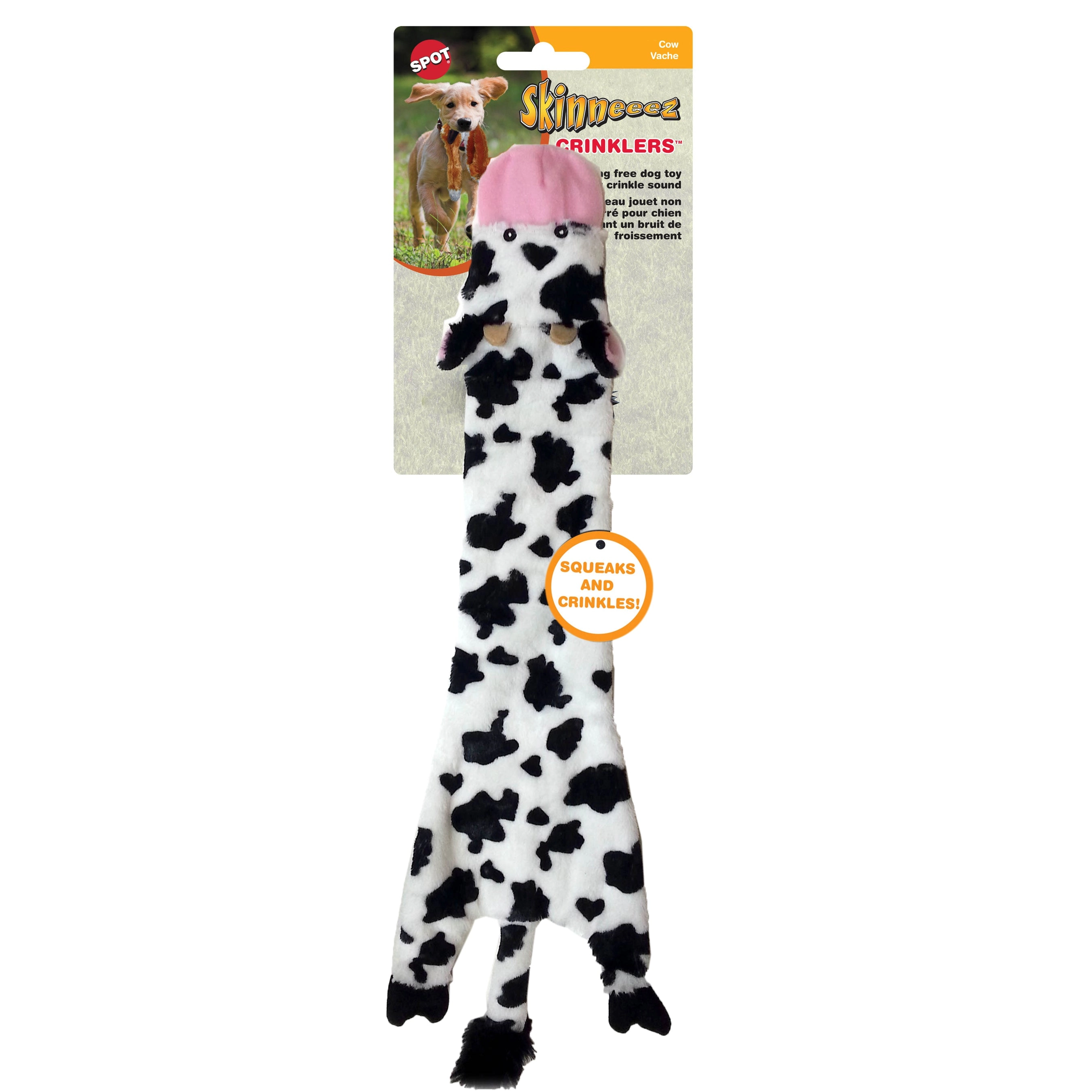 Ethical Products SPOT Skinneeez Crinkler Cow 23"