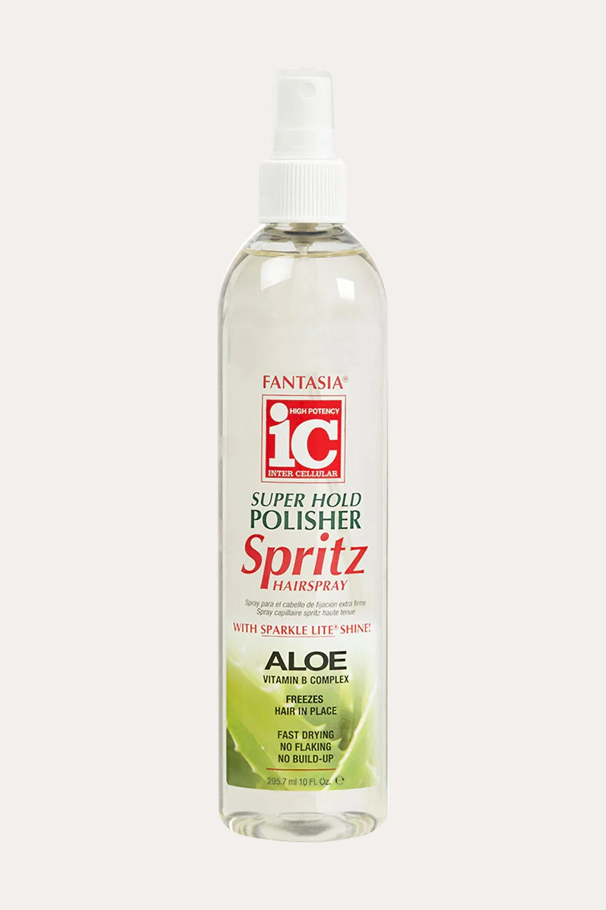 FANTASIA IC SUPER HOLD POLISHER SPRITZ HAIR SPRAY ALOE 10oz