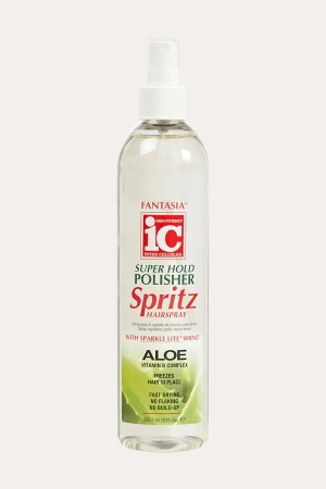 FANTASIA IC SUPER HOLD POLISHER SPRITZ HAIR SPRAY ALOE 10oz