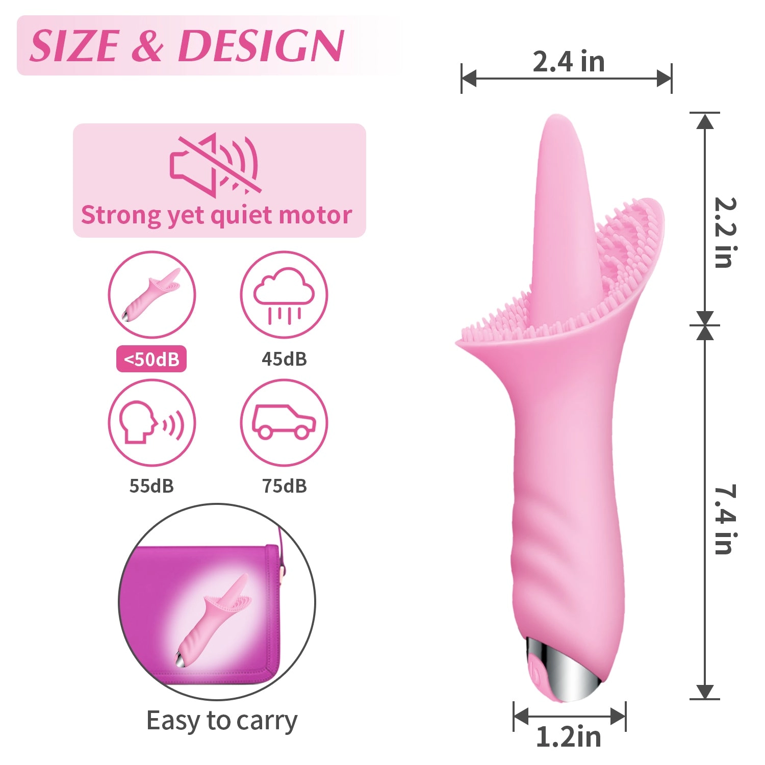 Female Masturbation Tongue Licking Vibrator