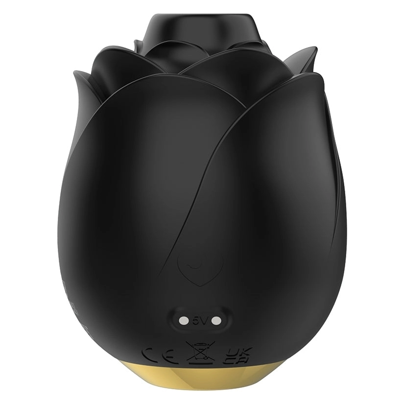 Fifty Shades of Grey Hearts & Flowers Black Rose Suction Vibe