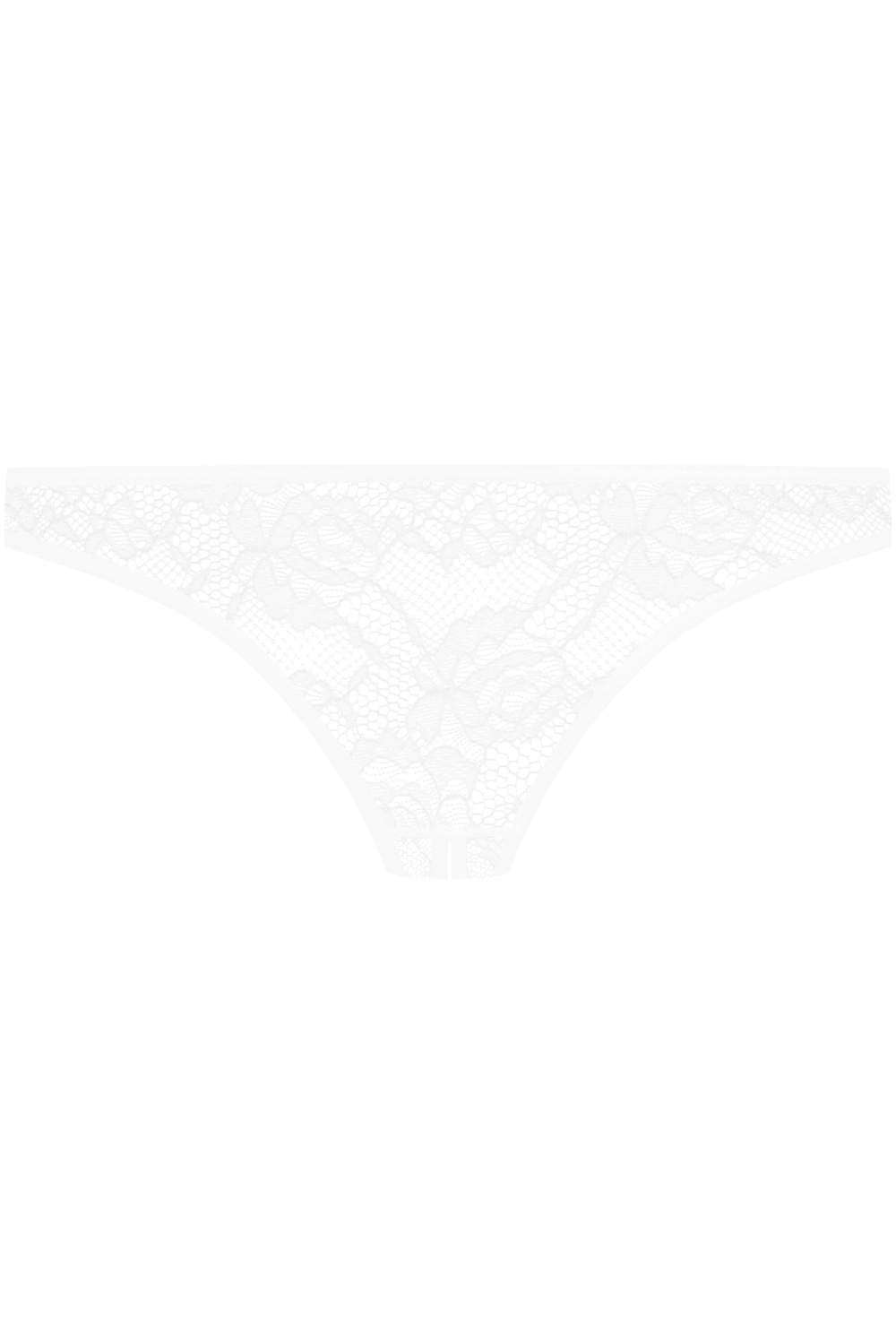 Flashback Lace Open Mini Brief White