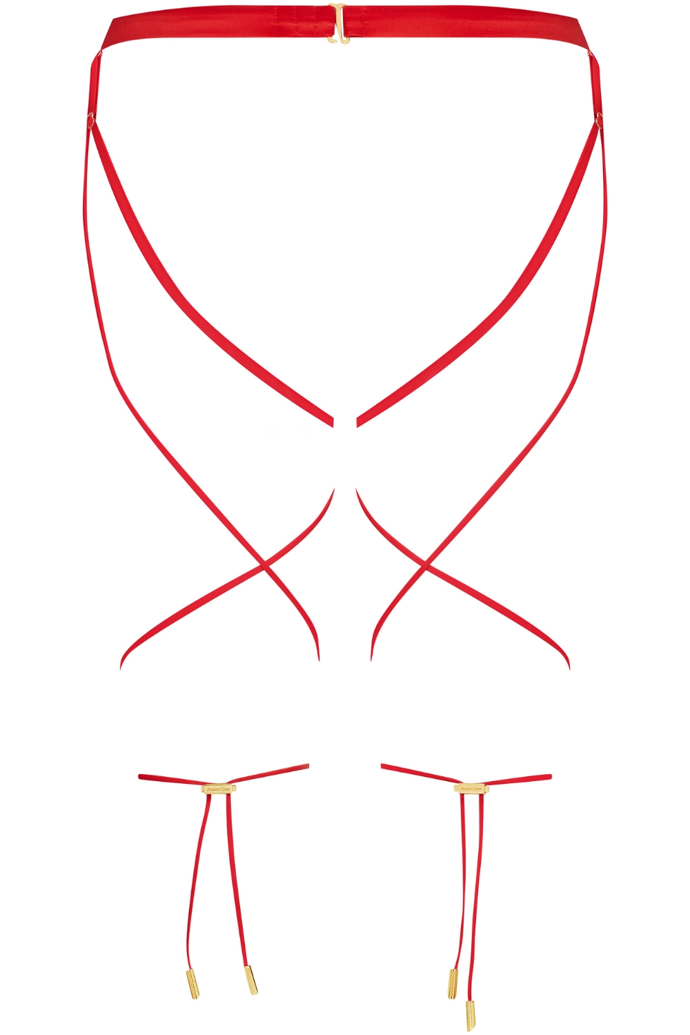 French Kiss Open Brief Red