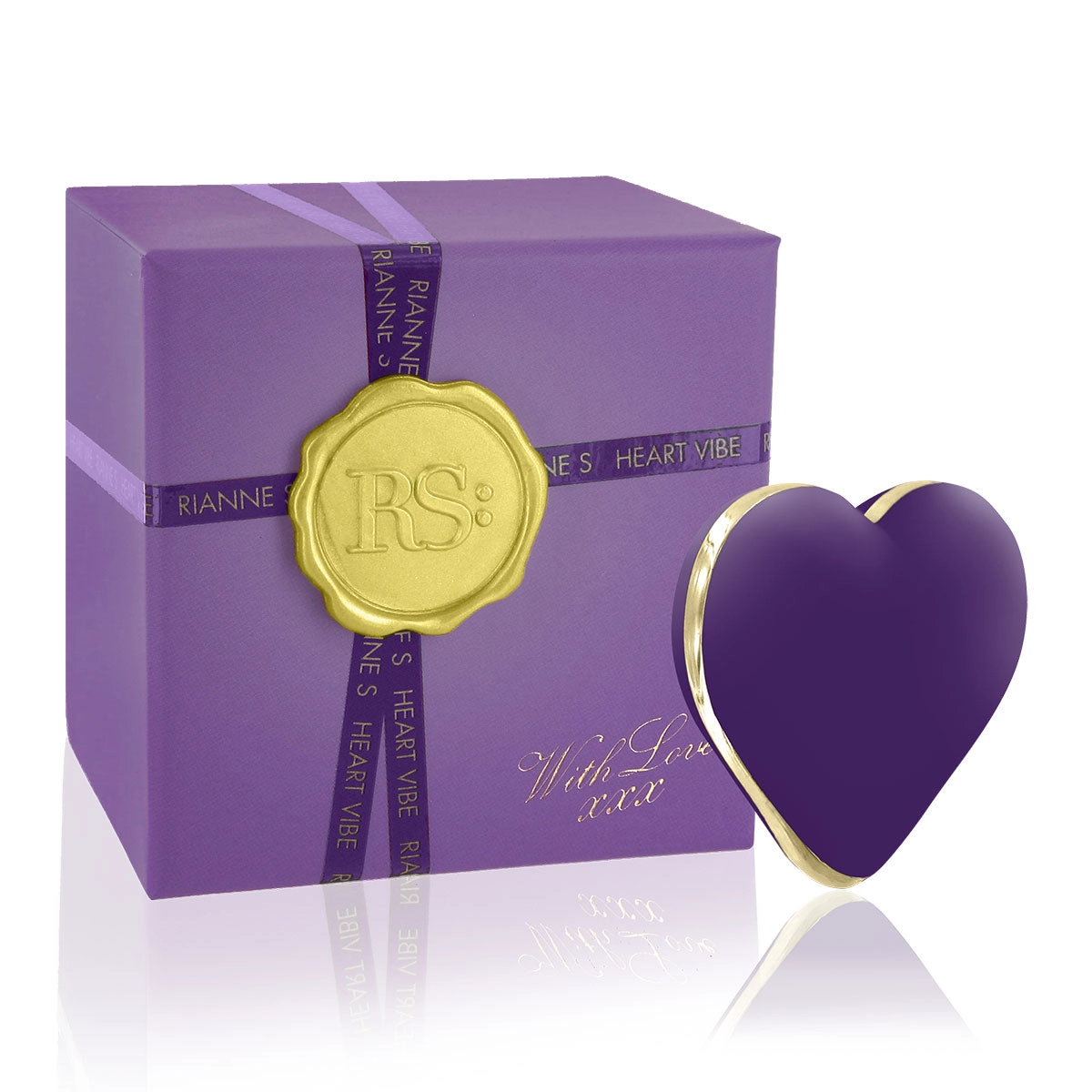 Heart Vibrator in Deep Purple