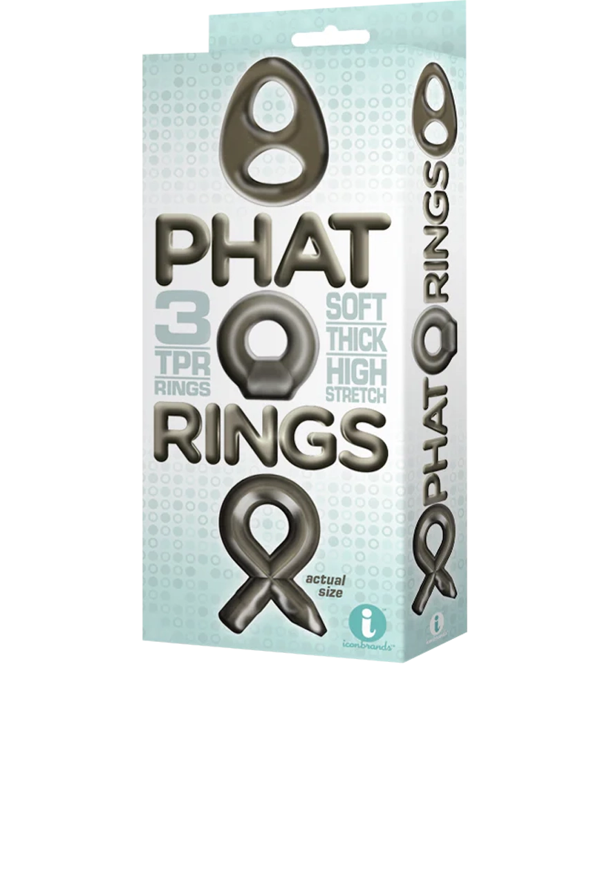 Icon Brands - Phat Rings Smoky Gray