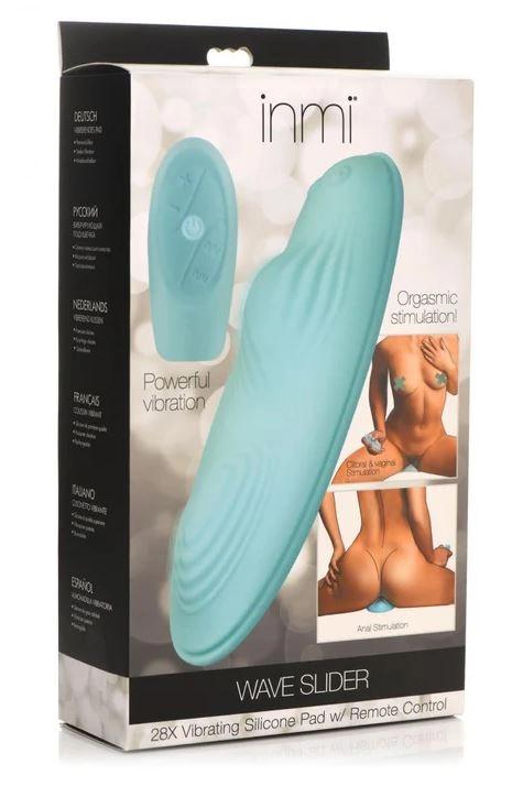 Inmi Wave Slider 28X Vibrating Silicone Grinder Pad with Remote Control