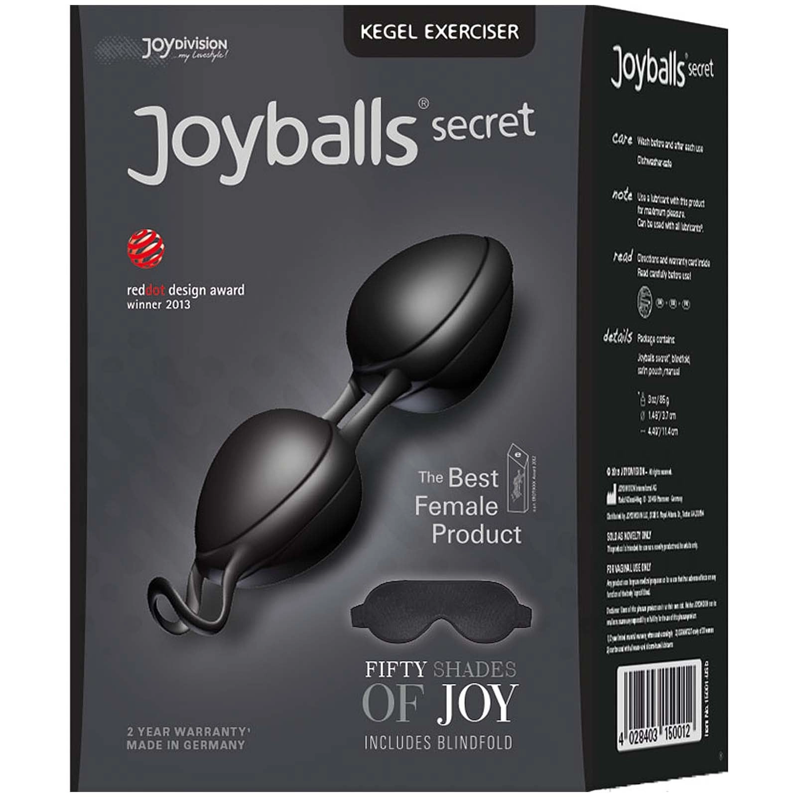 Joyballs Secret 50 Shades of -Black/Black